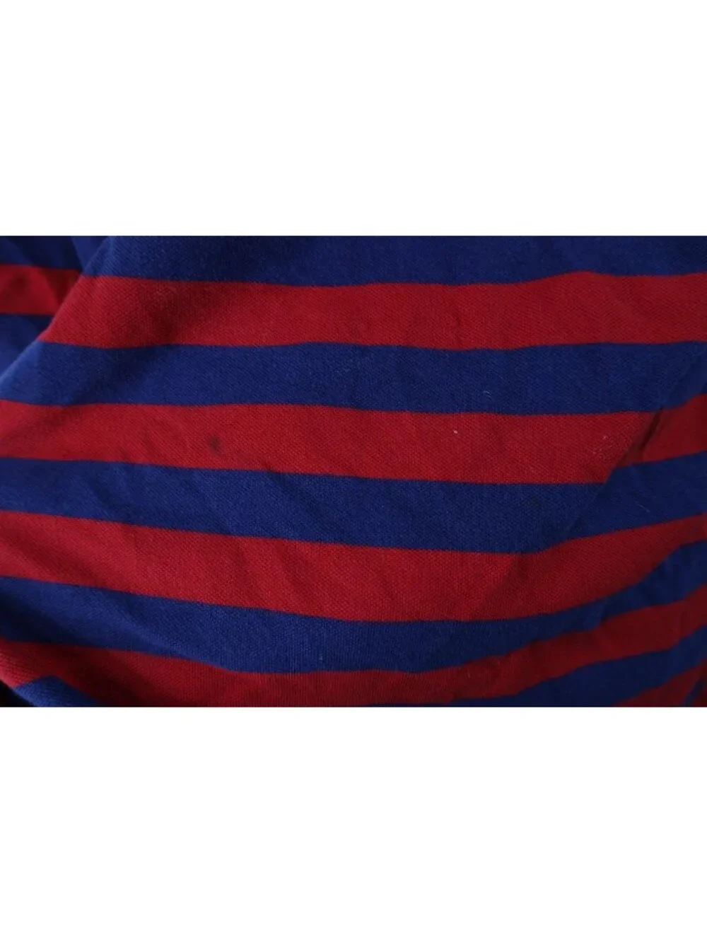Vintage 90s Ralph Lauren Mens 2XL Distressed Striped Color Block Golf Polo Shirt